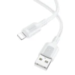 Borofone Καλώδιο USB to Lightning 1m 2.4A BX111 White - Image 2