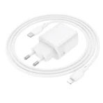 Borofone Φορτιστής USB-C Gan με Καλώδιο Type-C to Lightning 1m 20W BN26 White - Image 3