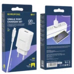 Borofone Φορτιστής USB με Καλώδιο USB-A to Micro USB 1m 2.1A BN1 White