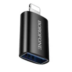Αντάπτορας Borofone BV26 Lightning σε USB 2.0 με Λειτουργία OTG Black - Image 6