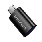 Αντάπτορας Borofone BV26C USB-C σε USB 3.0 με Λειτουργία OTG και Δυνατότητα Φόρτισης 5V / 2A Black - Image 2