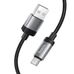 Hoco Καλώδιο USB to USB-C 1m 3A X117 Black - Image 2
