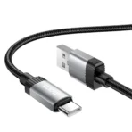 Hoco Καλώδιο USB to USB-C 1m 3A X117 Black - Image 3
