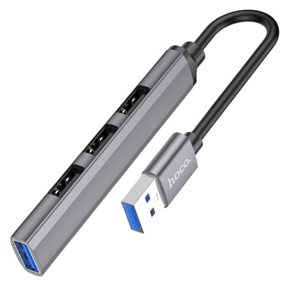 Hoco Hub 4 Θήρες USB με Καλώδιο USB HB26 0 Hoco Hub 4 Θήρες USB με Καλώδιο USB HB26 - Image 1