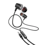 Hoco Ακουστικά με Καλώδιο Jack 3.5mm M107 Black - Image 2