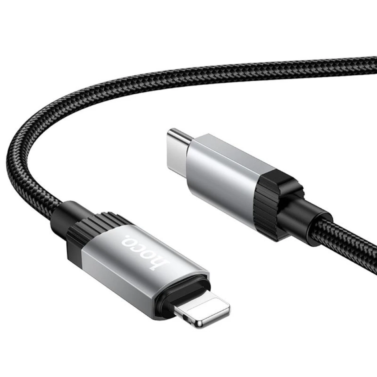 Hoco Καλώδιο USB-C to Lightning 1m 27W X117 Black 0 Hoco Καλώδιο USB-C to Lightning 1m 27W X117 Black - Image 1