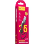 Hoco Καλώδιο USB to Lightning 0.25m 2.4A X35 Black