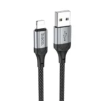 Hoco Καλώδιο USB to Lightning 1m 2.4A X102 Black - Image 2