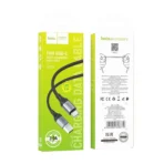 Hoco Καλώδιο USB to USB-C 1m 3A X102 Black