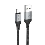 Hoco Καλώδιο USB to USB-C 1m 3A X102 Black - Image 2
