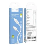 Hoco Καλώδιο USB to USB-C 1m 3A X107 Favor White