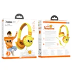 Hoco Παιδικά Ακουστικά HeadPhones με Καλώδιο 3.5mm W61 Sun Yellow - Image 2