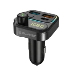 Blavec FM Transmitter/Φορτιστής Αυτοκινήτου,Bluetooth/2x USB/USB- C 36W TR-01 Flash Black - Image 4
