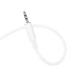 Borofone Καλώδιο Ηχου AUX Lightning to Jack Male 3.5mm 1m BL21 White - Image 2