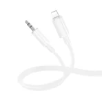 Borofone Καλώδιο Ηχου AUX Lightning to Jack Male 3.5mm 1m BL21 White - Image 3