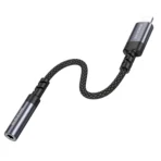 Borofone Καλώδιο Ηχου Lightning to Jack 3.5mm Female BV24 Grey - Image 6