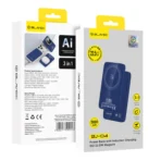 Blavec PowerBank Magsafe 5.000mAh Ultra Slim 3 in 1 USB-C 22,5W BJ-04 Navy