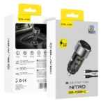 Blavec Φορτιστής Αυτοκινήτου USB/USB-C με Καλώδιο USB-C to USB-C 83W Nitro BS-05B-C Black
