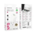Borofone Φορτιστής USB/USB-C 30W BN29 Fuente White