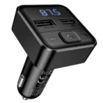 Borofone FM Transmitter/Φορτιστής Αυτοκινήτου,Bluetooth 2x USB Selecto BC63 Black - Image 2