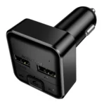 Borofone FM Transmitter/Φορτιστής Αυτοκινήτου,Bluetooth 2x USB Selecto BC63 Black - Image 6
