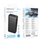 Borofone PowerBank 20.000mAh 2xUSB BJ78A Clever Black