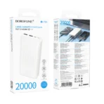 Borofone PowerBank 20.000mAh 2xUSB BJ78A Clever White