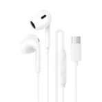 Borofone Ακουστικά με Καλώδιο USB-C BM100 Max White - Image 2