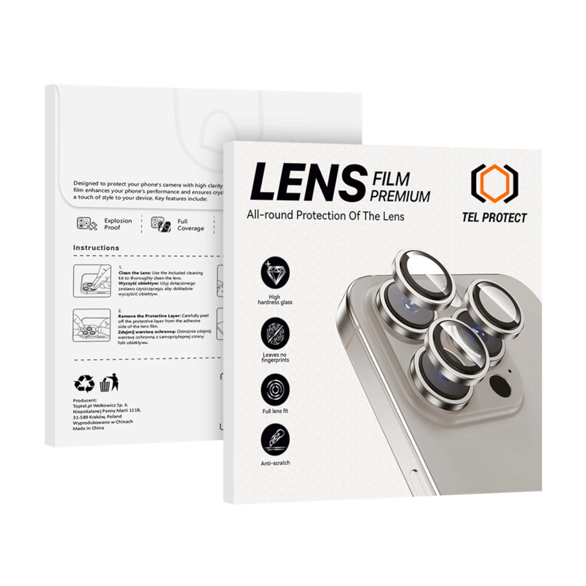 Camera Lens Rings for iPhone Orange 0 Camera Lens Rings for iPhone Orange - Image 1